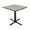 Cain Square Tables > Breakroom Tables > Cain Square & Round Tables, Wood, Metal Top, Maple TB3030PL - alternate 1